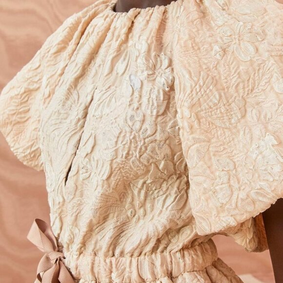 NWOT ULLA JOHNSON Mirabelle Top in Peony M $490 - Picture 2 of 8